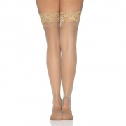 Leg Avenue Stay Up Silcone Hold Ups in Nude