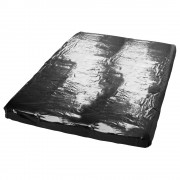 Black Orgy PVC Double Bed Sized Bedsheet