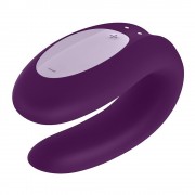 Satisfyer App Enabled Double Joy Vibrator Lilac