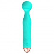 Cuties Silk Touch Rechargeable Waterproof Mini Vibrator Green