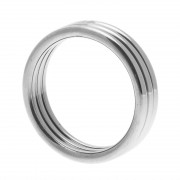 Echo Stainless Steel Triple Cock Ring ML