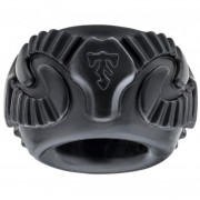 Perfect Fit Tribal Son Ram Cock Ring 2 Pack Black