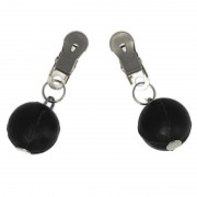 Nipple Clamps With Black Weights